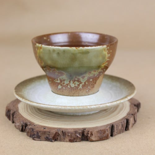 كوب فخار قهوة بقاعدة 120 مل