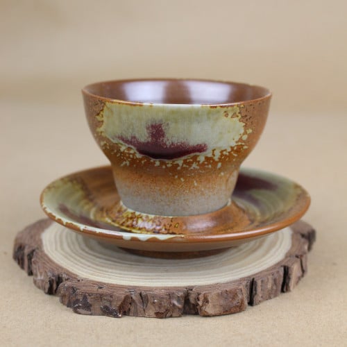 كوب فخار قهوة بقاعدة 120 مل