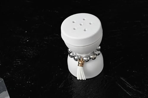 مجموعه(12) مباخر سرميك مع علبة شفاف