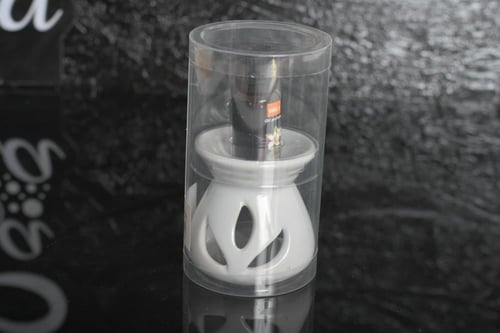 مجموعه(12) فواحة سيرميك مع شمعه