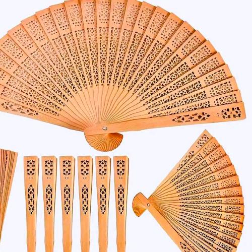 مجموعة(١٢) مراوح خشب