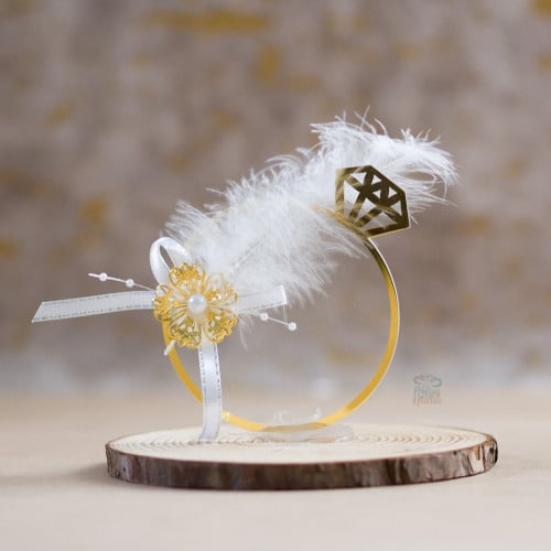 مجموعة (12) قاعده اكريلك شفاف بتزيين بدون الاستاند