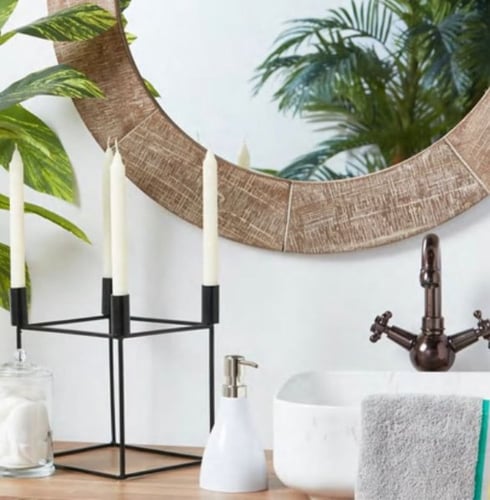 مجموعة (4) شموع طويلة للمناسبات