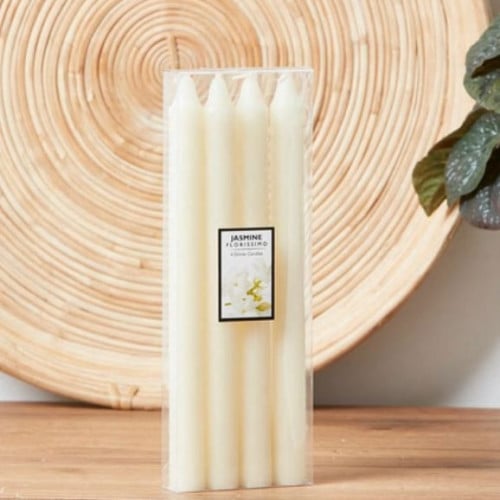 مجموعة (4) شموع طويلة للمناسبات