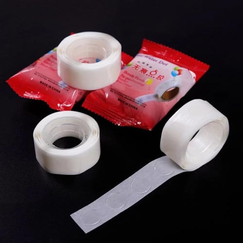 لصق نقاط شفاف وجهين للبالون | Balloon Adhasive Glu...