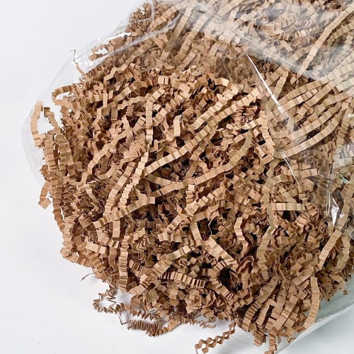 قصاصات ورق بني مجعد و مقوي لتغليف الهدايا والمنتجا...