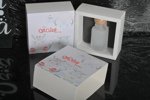 مجموعه(12) تغليف عطر مع تغليف العلبة حسب الطلب