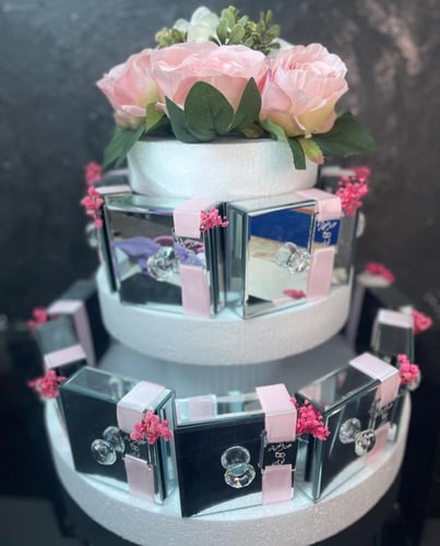 مجموعه (١٢) علب مجوهرات مع التنسيق حسب الطلب