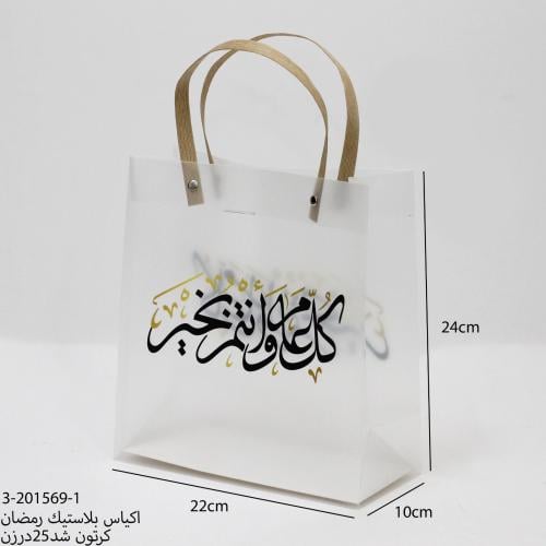 مجموعه (12) اكياس ثلجي كل عام وانتم بخير22*24*10سم