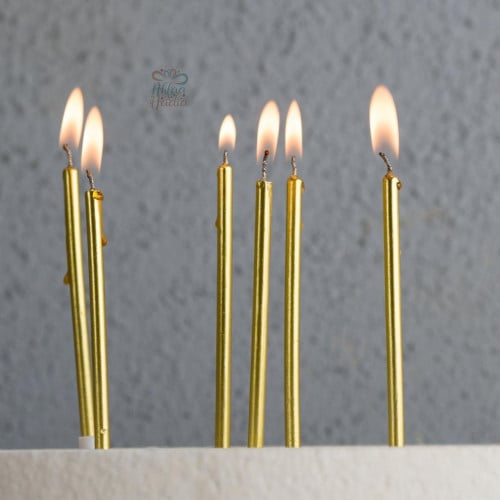 مجموعة (6) شموع للكيك والحفلات