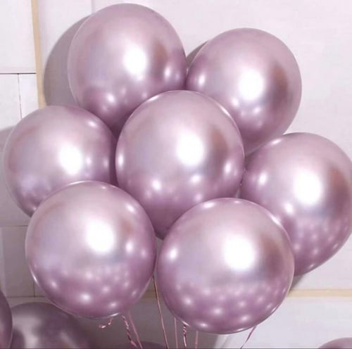 بالونات موف كروم | Mauve Chrome Balloons