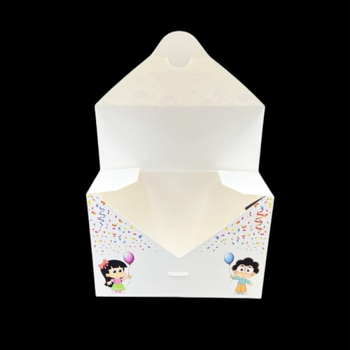 مجموعة (12) حقيبة توزيعات ورقية فاخرة بلون ابيض وع...