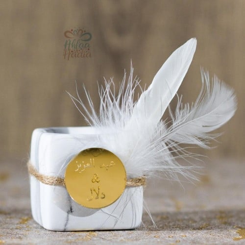 مجموعه (12) تنسيق مبخره سيراميك مع كتابه اسم حسب ا...