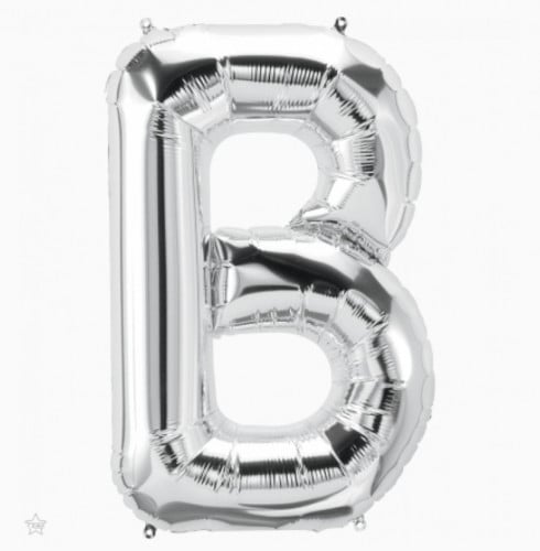 بالون حروف فضي | Silver Letters Balloons