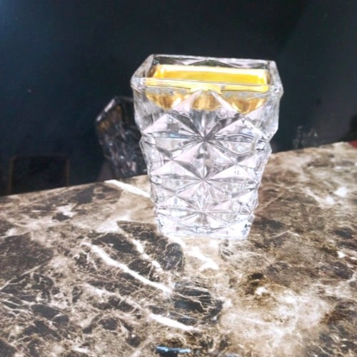 مجموعة (12) مبخرة زجاج في علبة شفاف