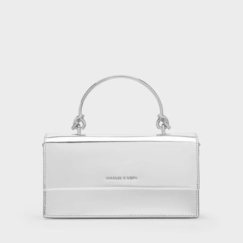 شنطة كريستين مع بوكس - سلفر