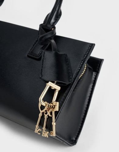 حقيبة توت ميني كيري - سوداء