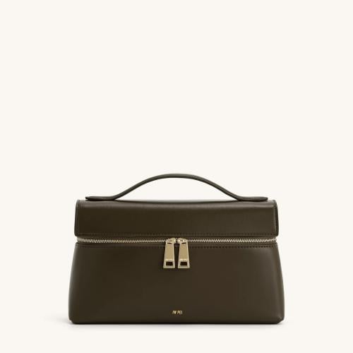 Thea Top Handle Bag - Dark Olive