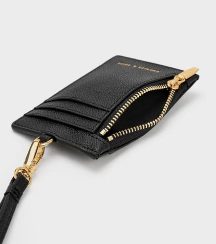 حامل بطاقات - أسود