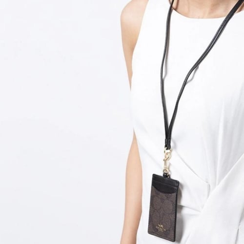 حامل بطاقات (بني) coach