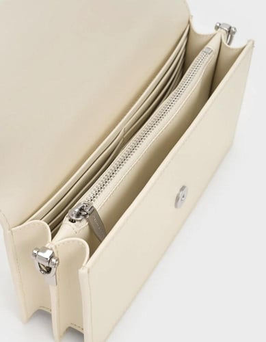 شنطه كريستين مع بوكس- كريمي