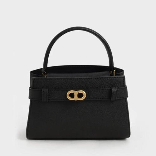 حقيبة أوبرييل ذات المقبض العلوي (صغيرة) - أسود