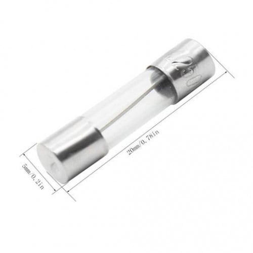 Fuse 30A 250V 5x20mm فيوز شفاف صغير