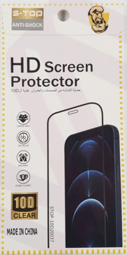 استكر حمايه شفاف 10D لجميع الأيفونات