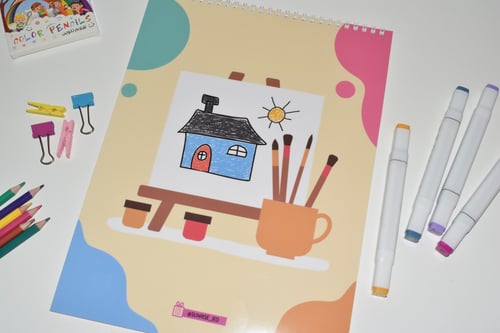 كراسة رسم ( بنات )