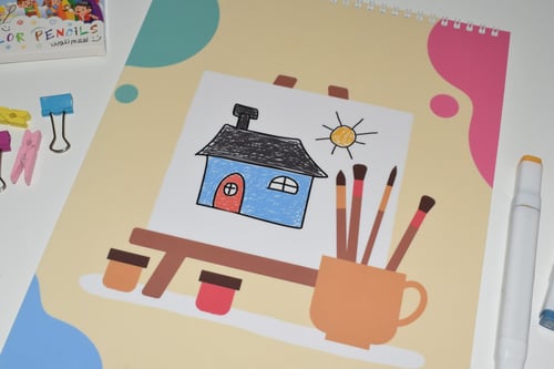 كراسة رسم ( أولاد )