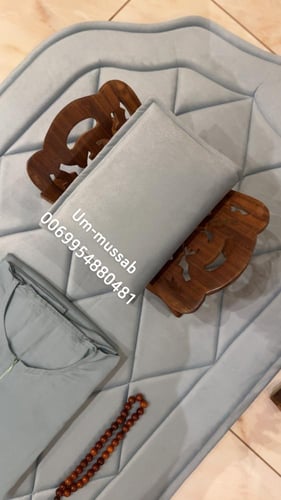 طقم صلاة سادة (موديل الشرشف ثوب)