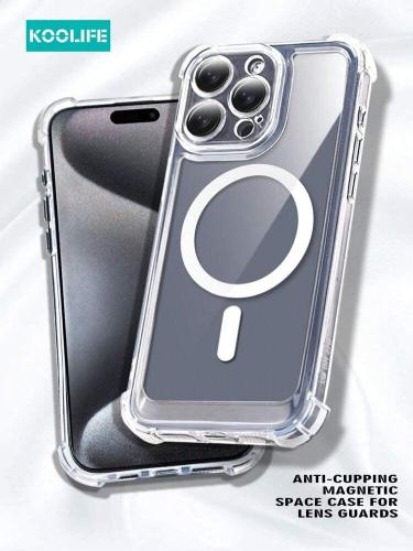 كفر واقي آيفون 16 برو يدعم الشحن اللاسلكي