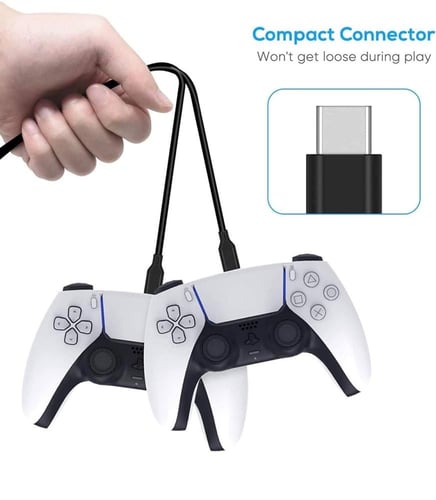 كيبل شحن USB لذراع تحكم بلايستيشن 5