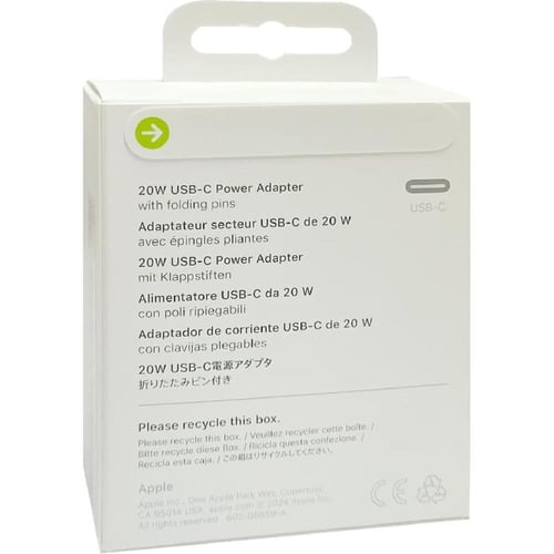 ابل أدابتر باور محول طاقة USB‎-‎C واط ‎20‎ بقوة