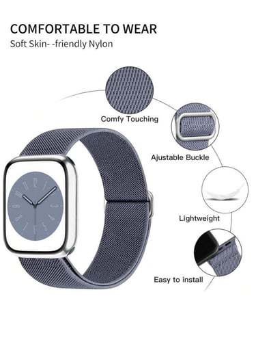 3 في 1 سوار ساعة مع كفر واقي مع شاشة حماية لساعة ا...