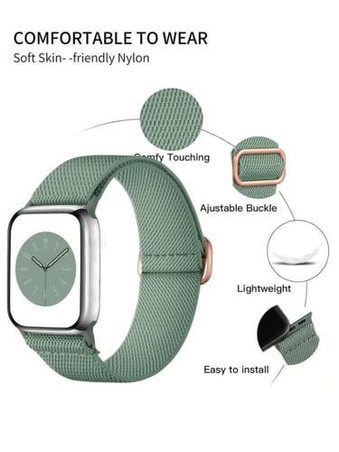 3 في 1 سوار ساعة مع كفر واقي مع شاشة حماية لساعة ا...