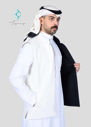سديري دبل فيس أبيض مع أسود