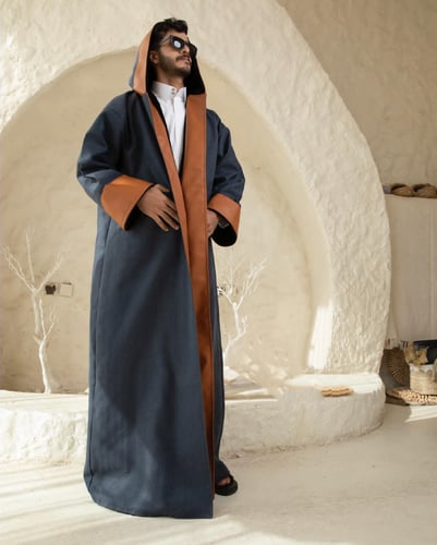 فروه رجالي كحلي جلد جملي