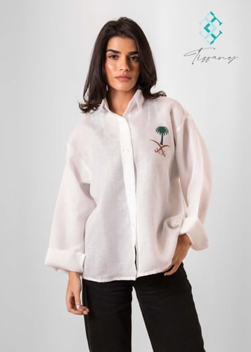 قميص سيفين ونخلة ملكي