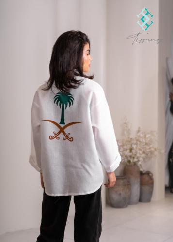قميص سيفين ونخلة ملكي
