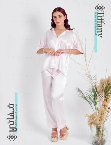 طقم بجاما قطعتين - بنك