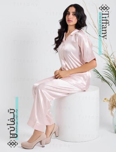 طقم بجاما قطعتين -لحمي