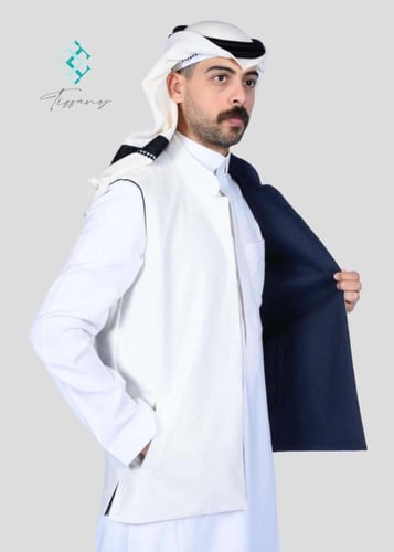 سديري دبل فيس أبيض مع أسود