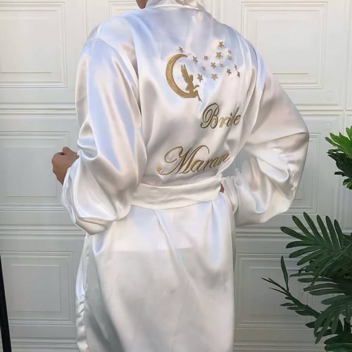 روب عروس ابيض بالاسم