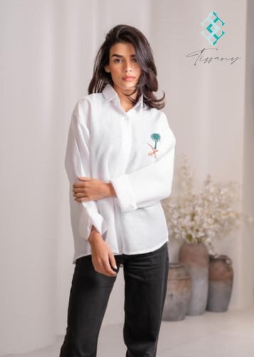 قميص سيفين ونخلة ملكي