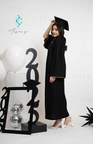 عباية تخرج 2025- أسود