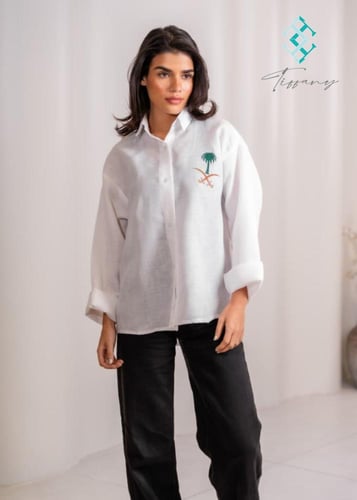 قميص سيفين ونخلة ملكي