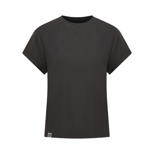 ملابس نوم نسائية باكمام قصيرة - رمادي فحمي