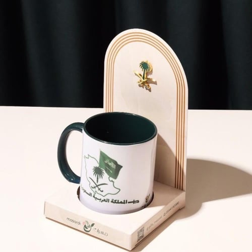 كوب اليوم الوطني+بروش