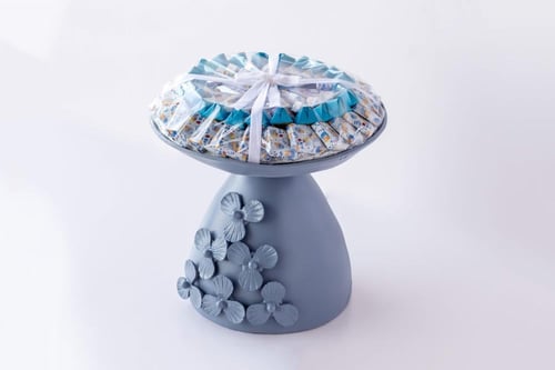 شوكولاتة مواليد على شكل مزهرية (كبير)